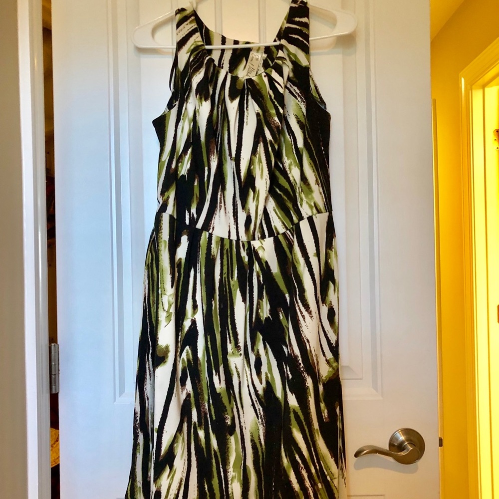 Emma & Michelle Graphic Polyester Dress